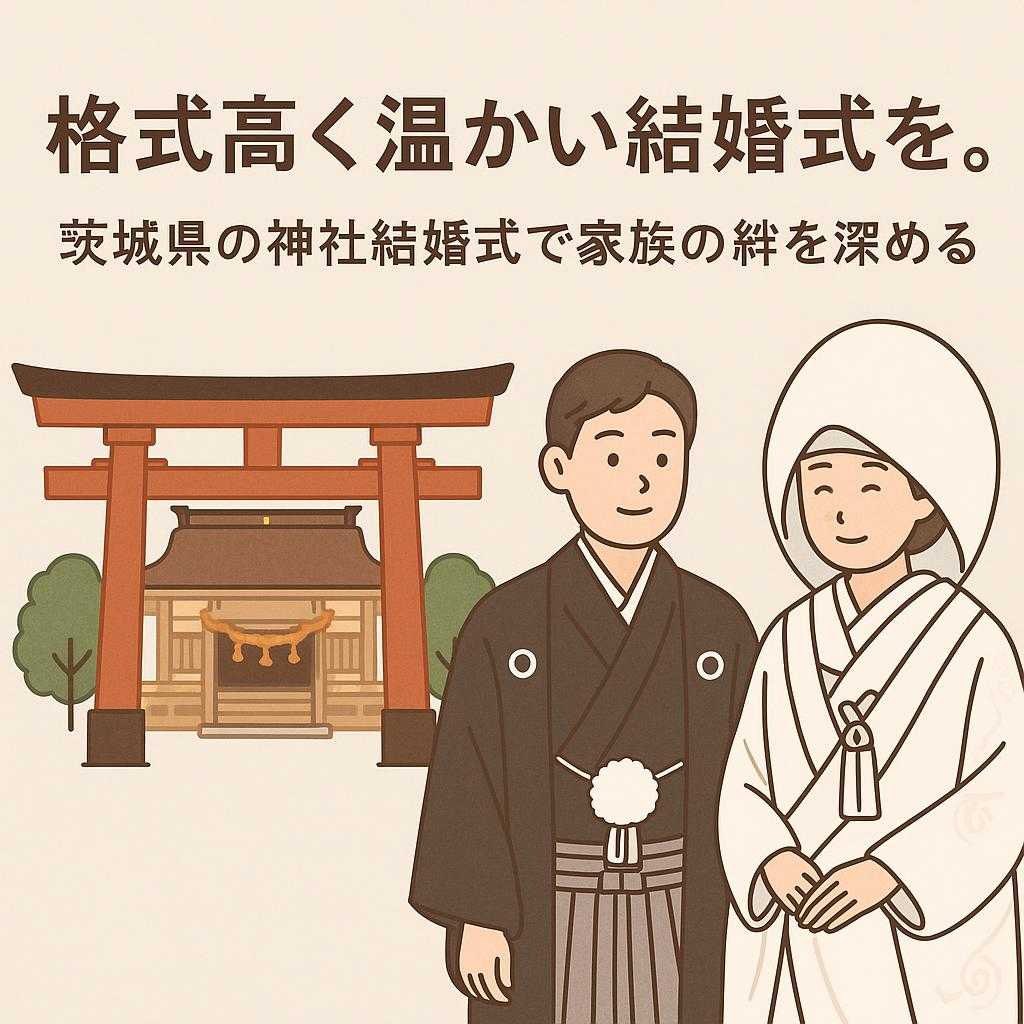 格式高く温かい結婚式を。茨城県の神社結婚式で家族の絆を深める