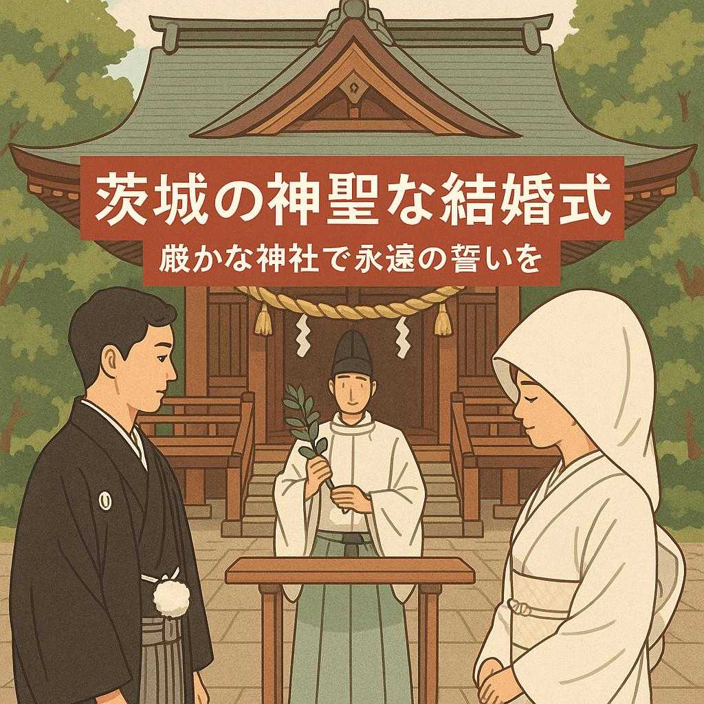 【茨城の神聖な結婚式】厳かな神社で永遠の誓いを