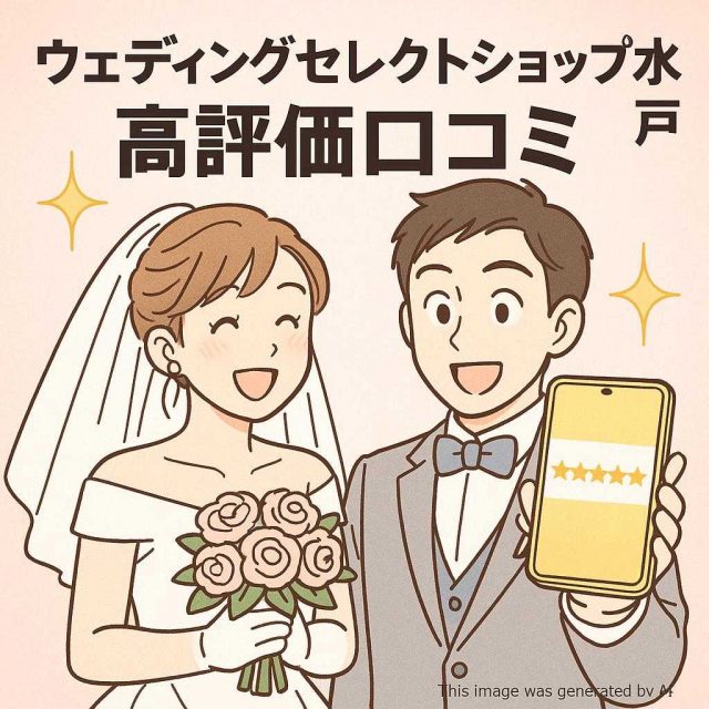 ウェディングセレクトショップ水戸 高評価口コミ
