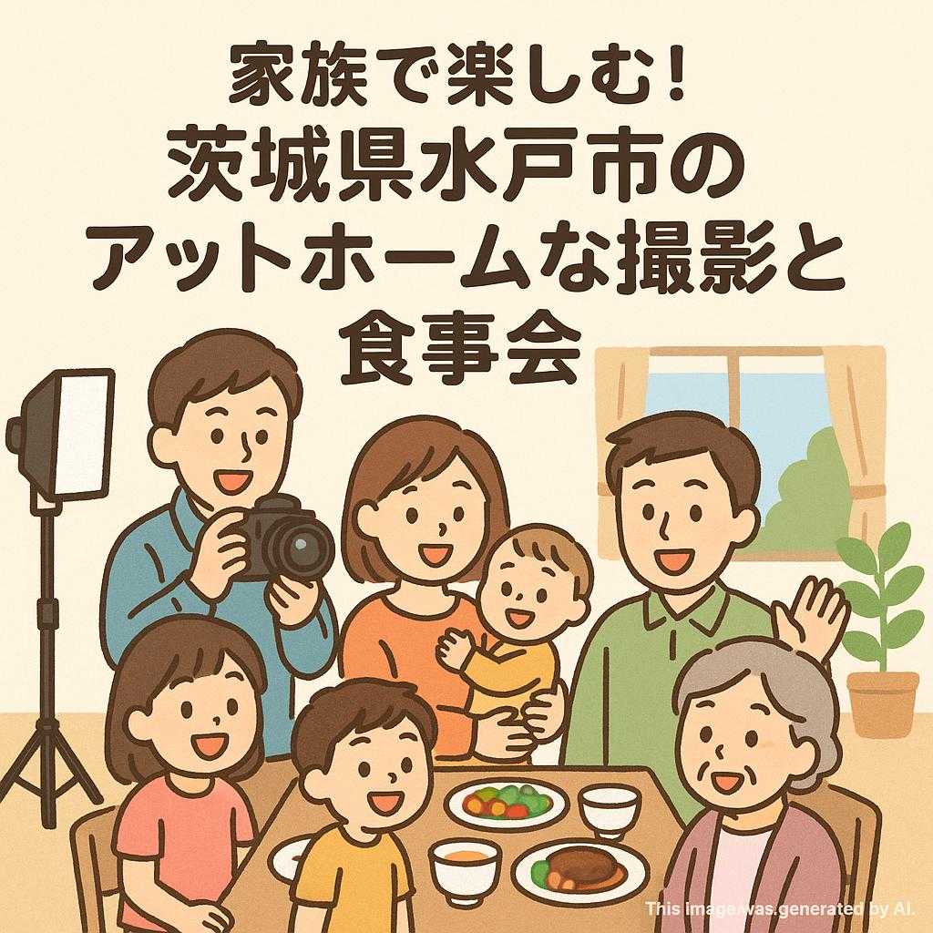 家族で楽しむ！茨城県水戸市のアットホームな撮影と食事会