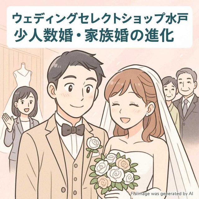 ウェディングセレクトショップ水戸 少人数婚・家族婚の進化