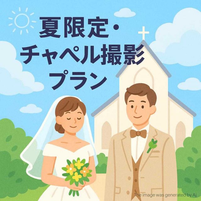 夏限定・チャペル撮影プラン