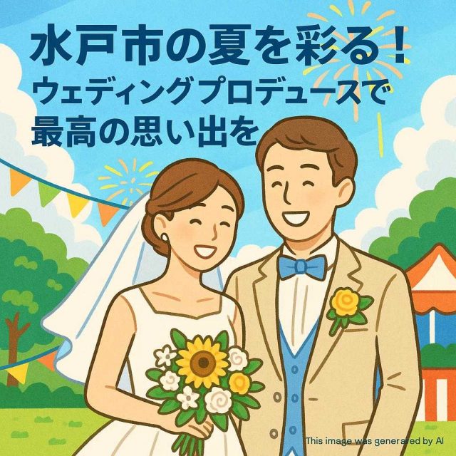 水戸市の夏を彩る！ウェディングプロデュースで最高の思い出を