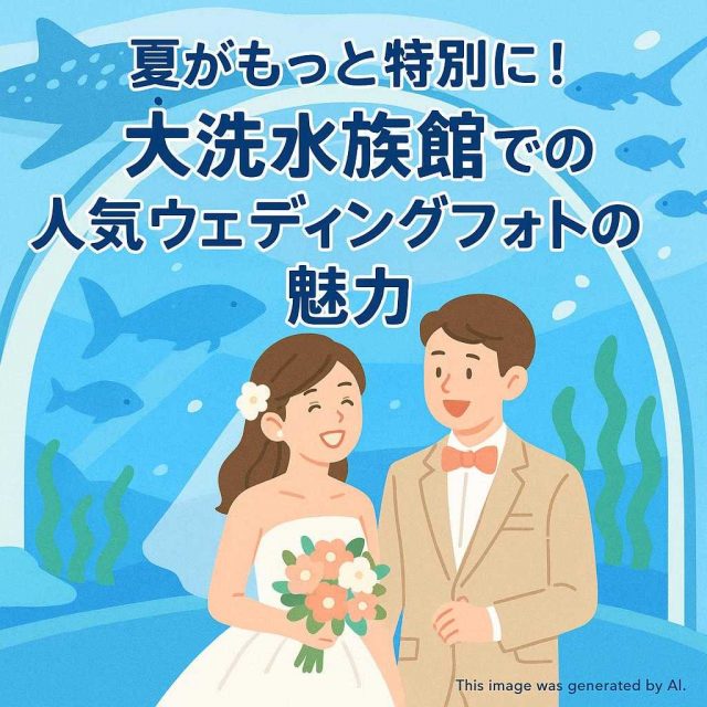 夏がもっと特別に！大洗水族館での人気ウェディングフォトの魅力