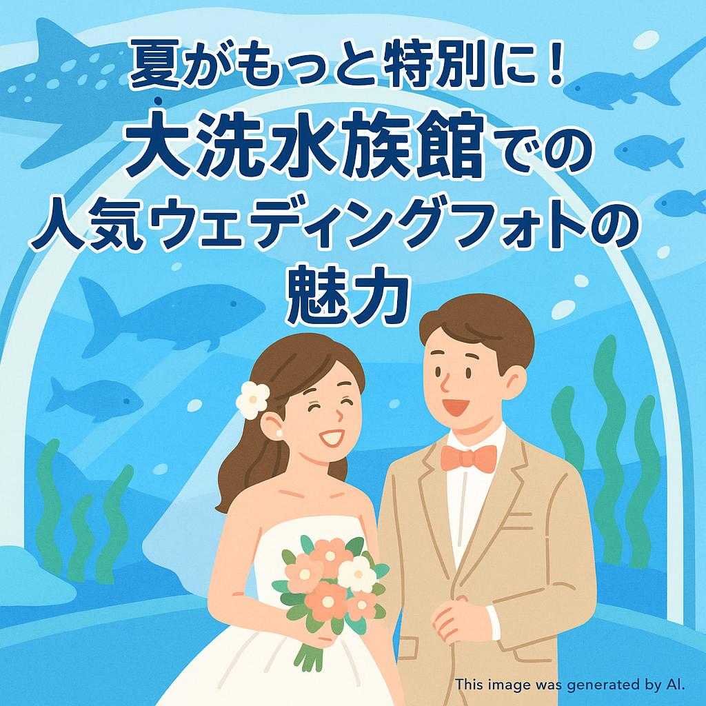 夏がもっと特別に！大洗水族館での人気ウェディングフォトの魅力