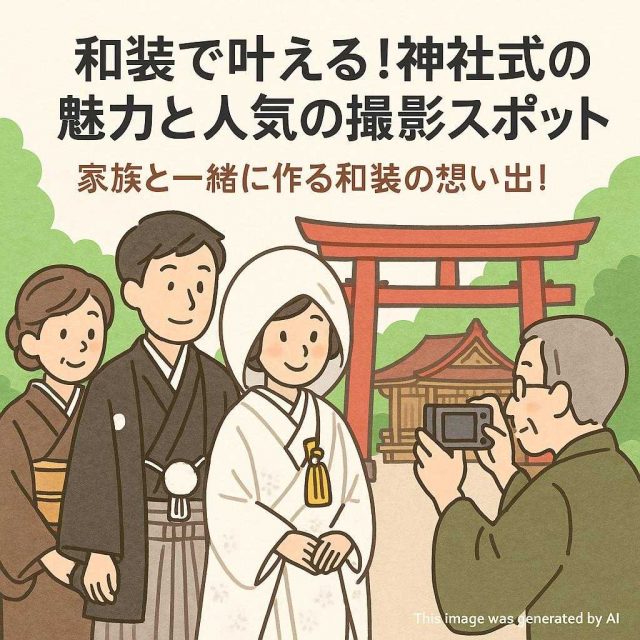 和装で叶える！神社式の魅力と人気の撮影スポット 記事生成 家族と一緒に作る和装の想い出！