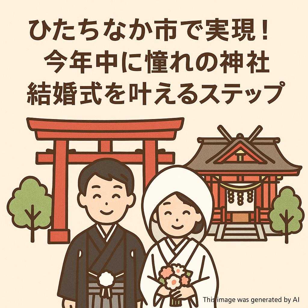 ひたちなか市で実現！今年中に憧れの神社結婚式を叶えるステップ