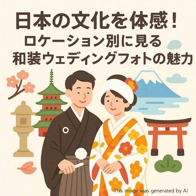 日本の文化を体感！ロケーション別に見る和装ウェディングフォトの魅力
