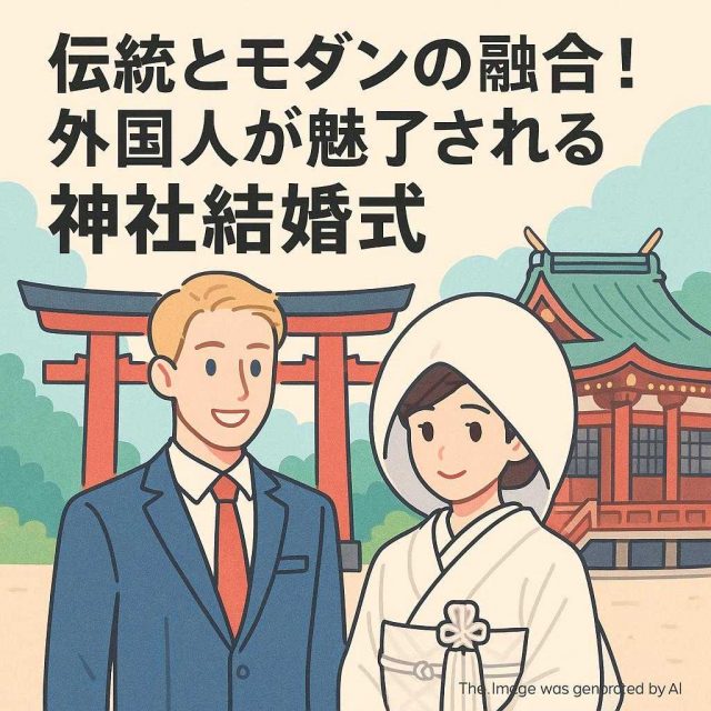 伝統とモダンの融合！外国人が魅了される神社結婚式