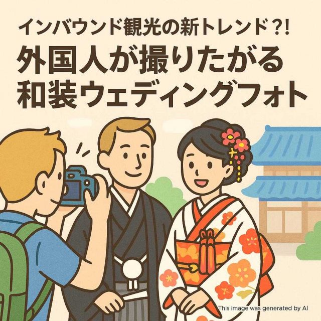 インバウンド観光の新トレンド？！外国人が撮りたがる和装ウェディングフォト