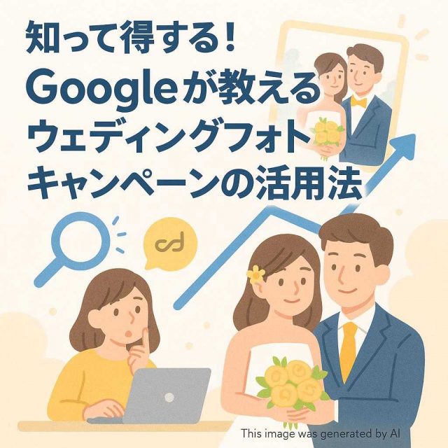 知って得する！Googleが教えるウェディングフォトキャンペーンの活用法