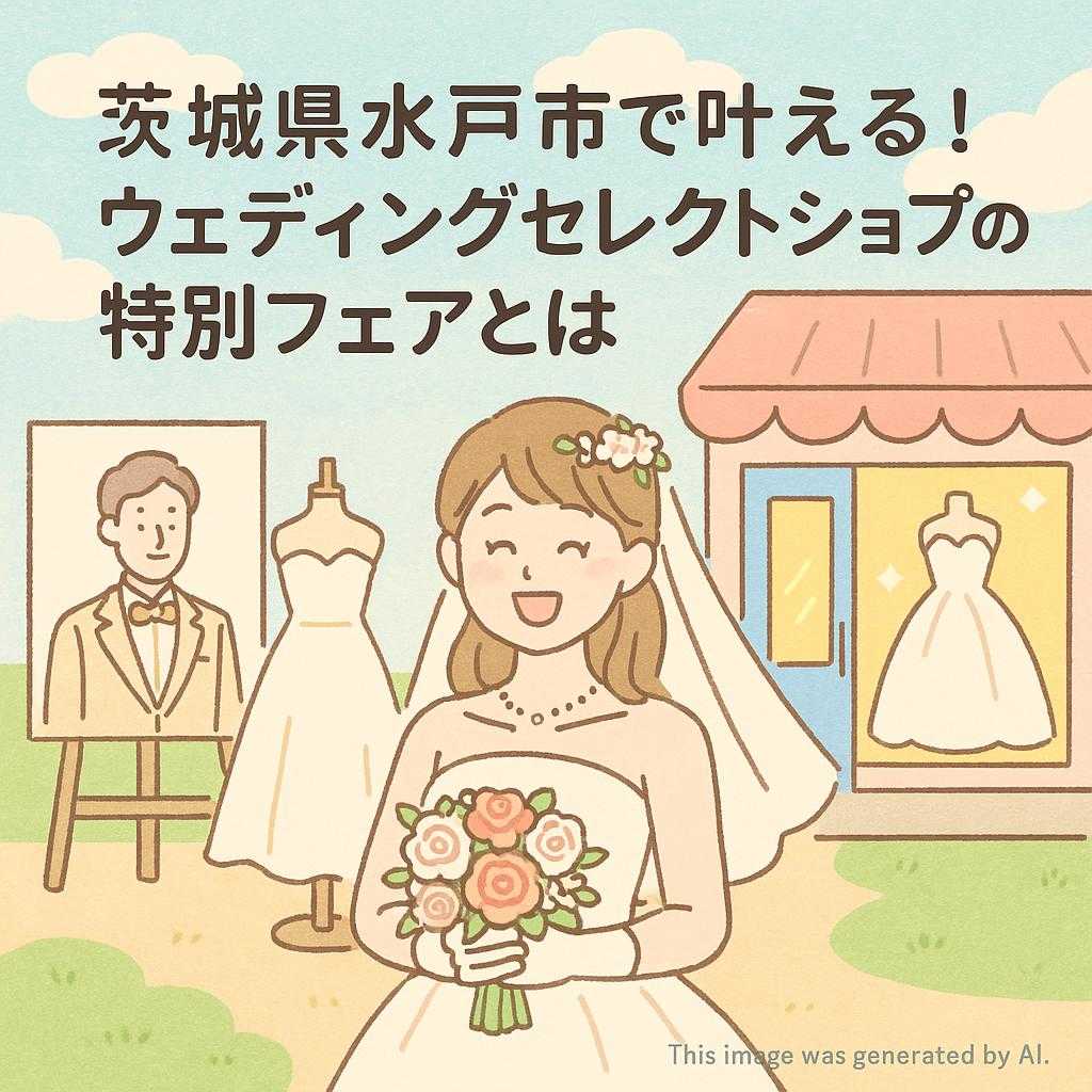 茨城県水戸市で叶える！ウェディングセレクトショップの特別フェアとは