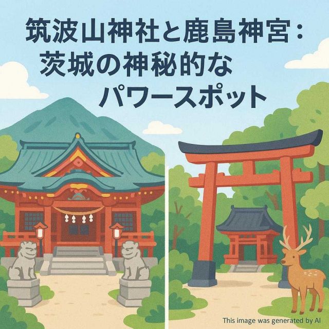筑波山神社と鹿島神宮: 茨城の神秘的なパワースポット