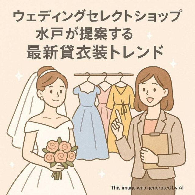 ウェディングセレクトショップ水戸が提案する最新貸衣装トレンド