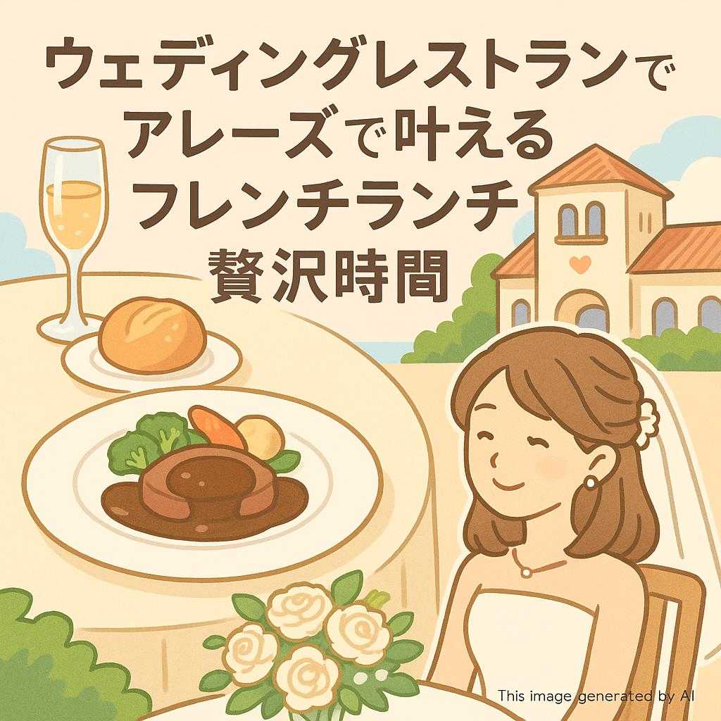 ウェディングレストランアレーズで叶えるフレンチランチの贅沢時間