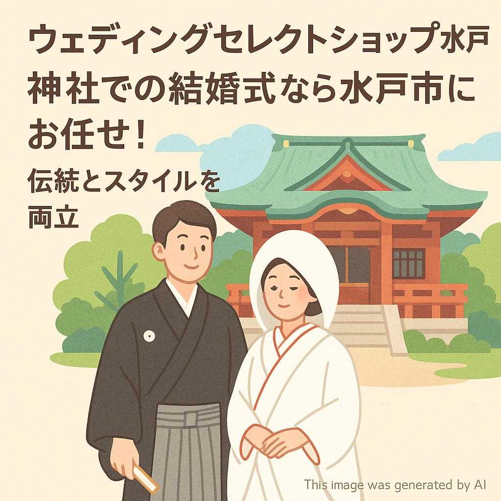 ウェディングセレクトショップ水戸 神社での結婚式なら水戸市にお任せ! 伝統とスタイルを両立