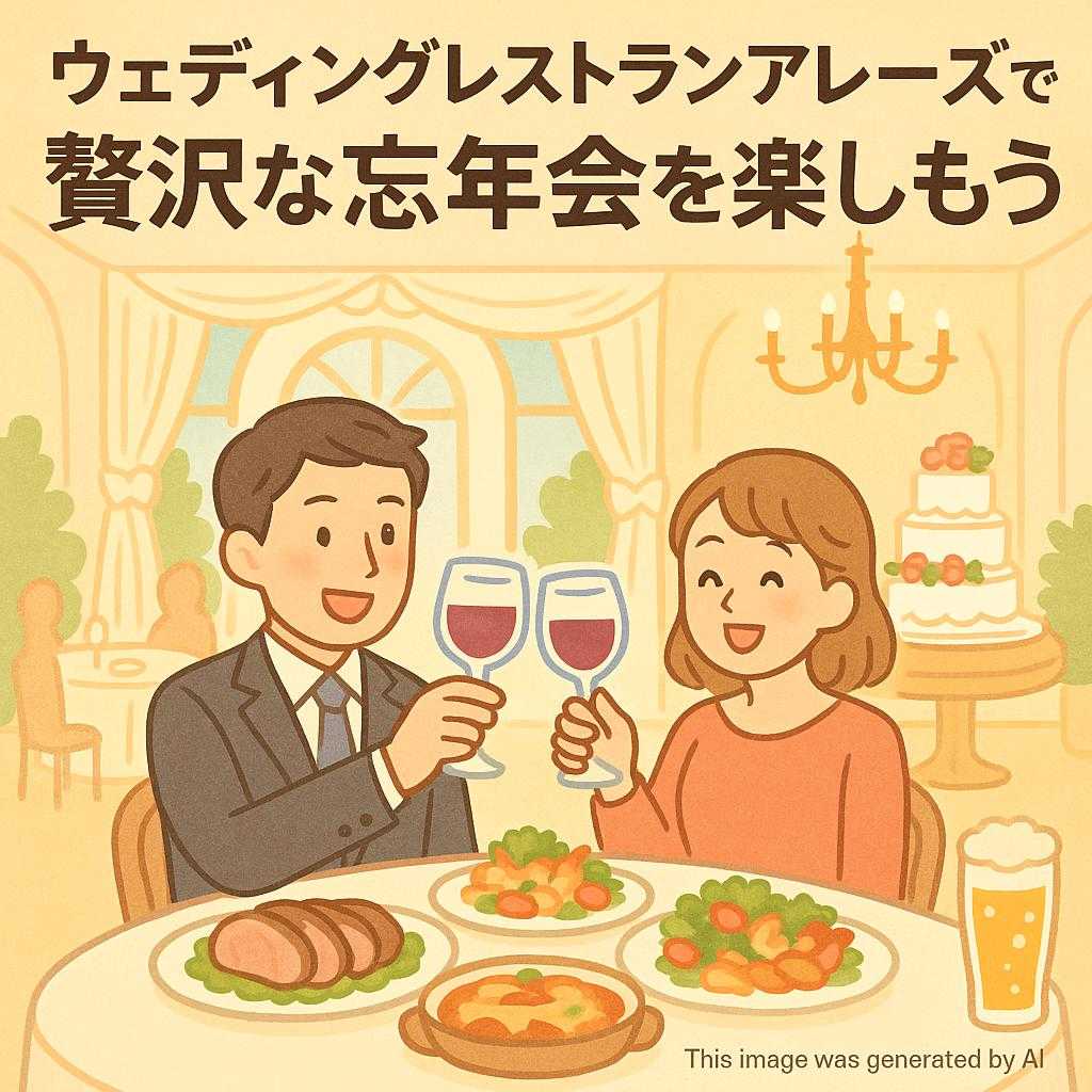 ウェディングレストランアレーズで贅沢な忘年会を楽しもう