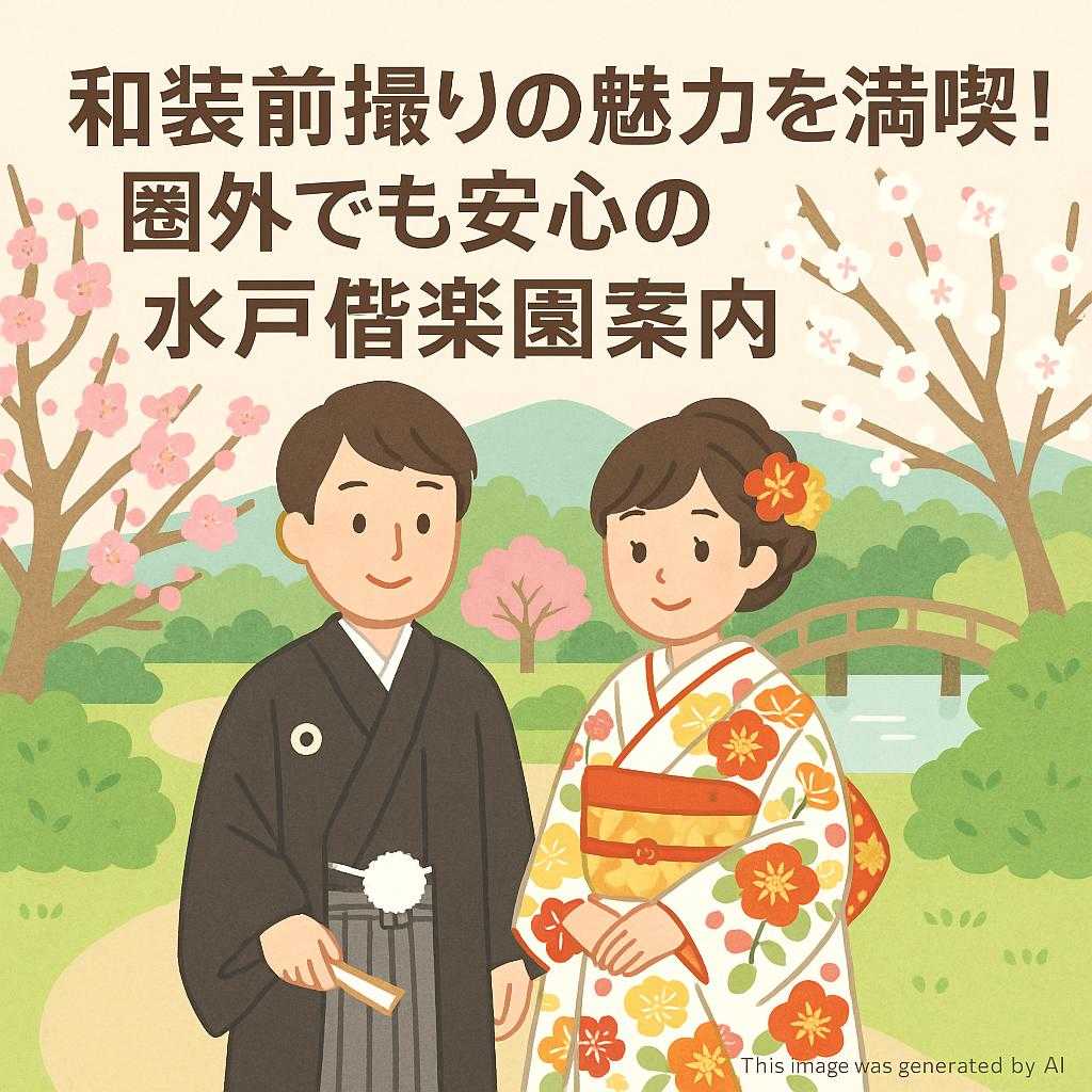 和装前撮りの魅力を満喫！圏外でも安心の水戸偕楽園案内