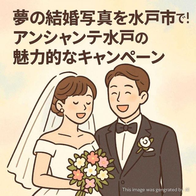 夢の結婚写真を水戸市で！アンシャンテ水戸の魅力的なキャンペーン