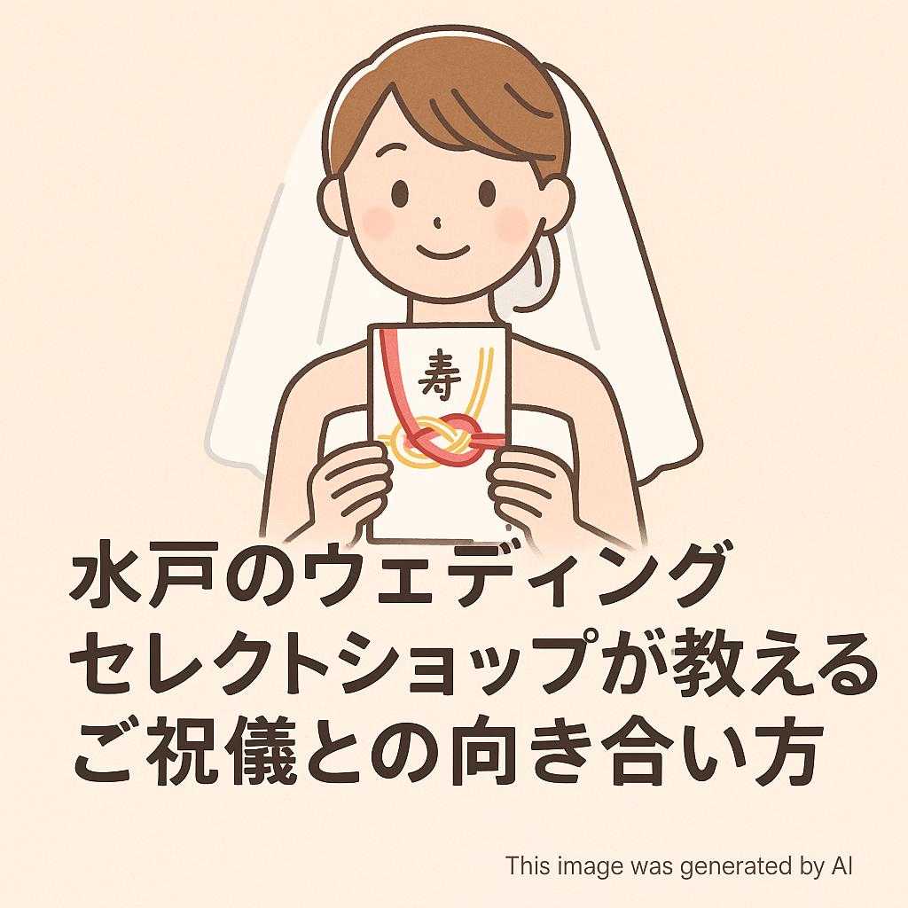 水戸のウェディングセレクトショップが教えるご祝儀との向き合い方