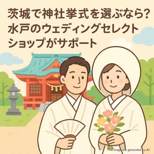 茨城で神社挙式を選ぶなら？水戸のウェディングセレクトショップがサポート