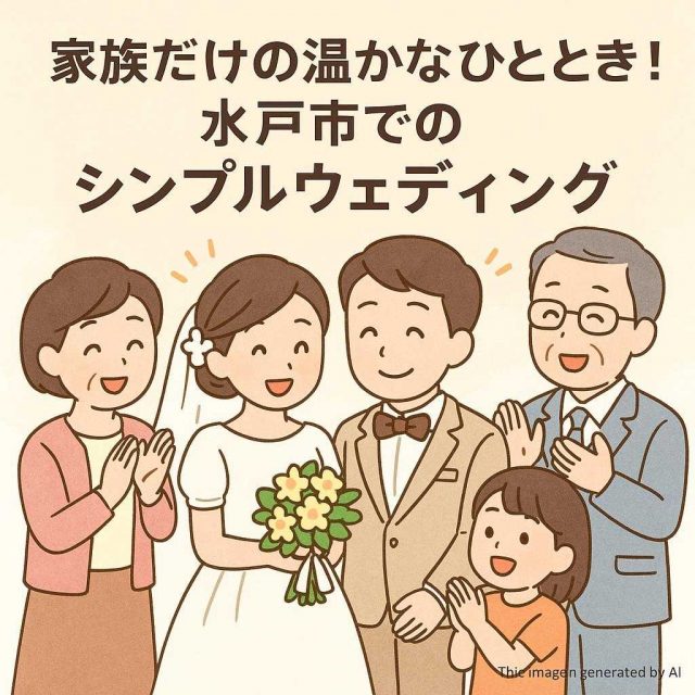 家族だけの温かなひととき！水戸市でのシンプルウェディング