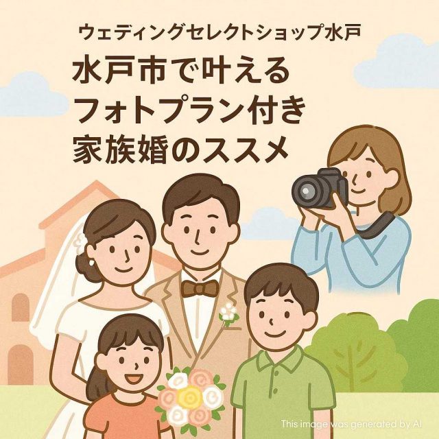 ウェディングセレクトショップ水戸 水戸市で叶えるフォトプラン付き家族婚のススメ