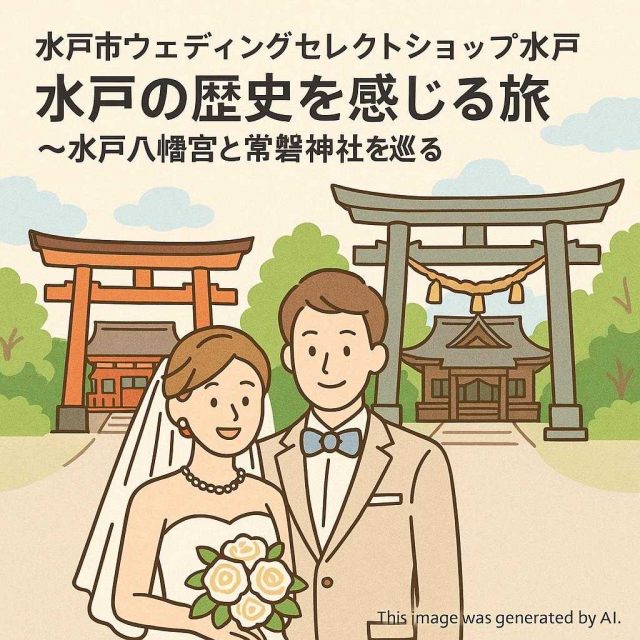 水戸市ウェディングセレクトショップ水戸 水戸の歴史を感じる旅〜水戸八幡宮と常盤神社を巡る