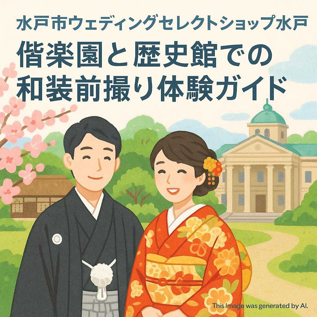 水戸市ウェディングセレクトショップ水戸 偕楽園と歴史館での和装前撮り体験ガイド