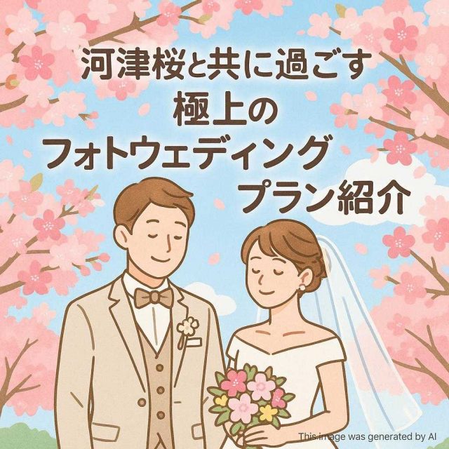 河津桜と共に過ごす極上のフォトウェディングプラン紹介