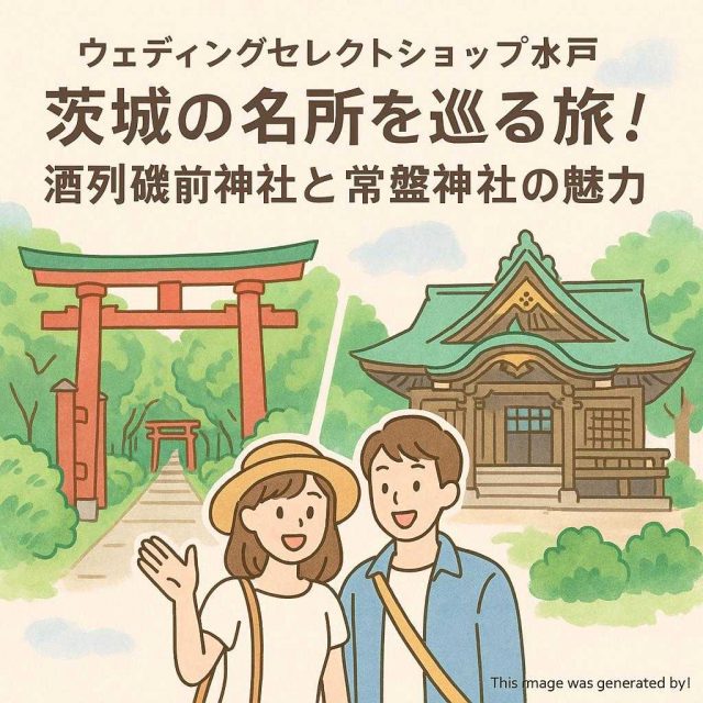 ウェディングセレクトショップ水戸 茨城の名所を巡る旅！酒列磯前神社と常盤神社の魅力