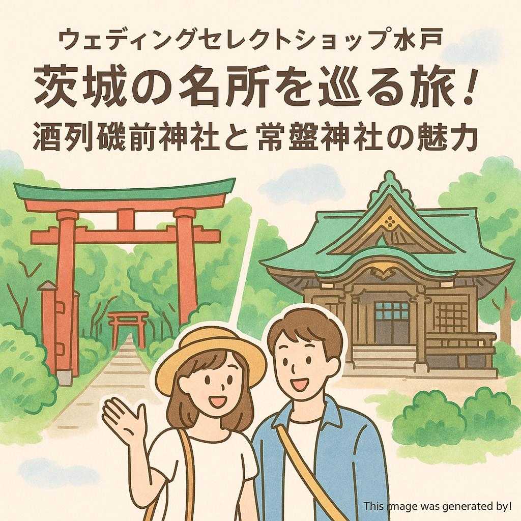 ウェディングセレクトショップ水戸 茨城の名所を巡る旅！酒列磯前神社と常盤神社の魅力