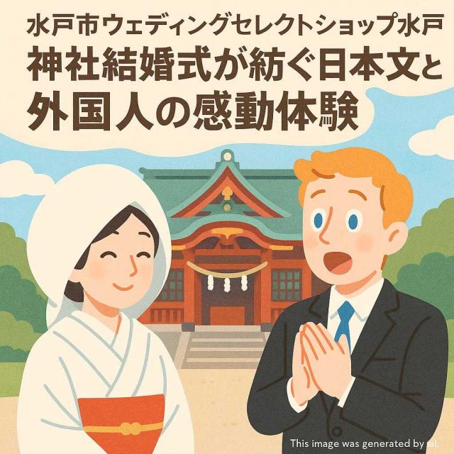 水戸市ウェディングセレクトショップ水戸 神社結婚式が紡ぐ日本の文化と外国人の感動体験