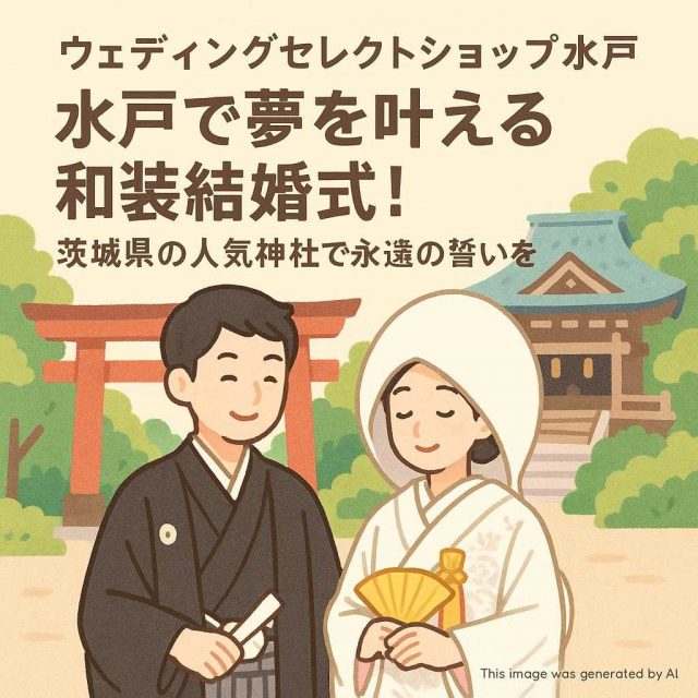 ウェディングセレクトショップ水戸 水戸で夢を叶える和装結婚式！茨城県の人気神社で永遠の誓いを