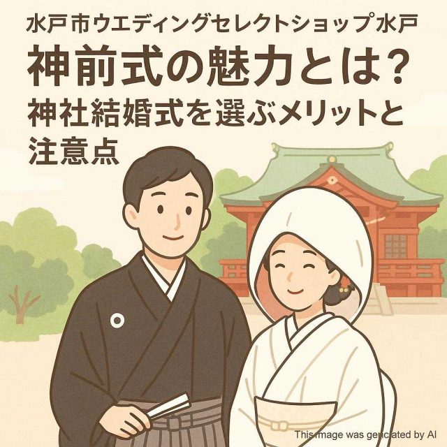 水戸市ウェディングセレクトショップ水戸 「神前式の魅力とは？神社結婚式を選ぶメリットと注意点」