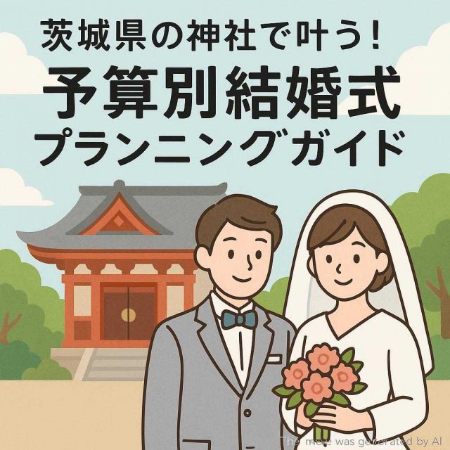 茨城県の神社で叶う！予算別結婚式プランニングガイド