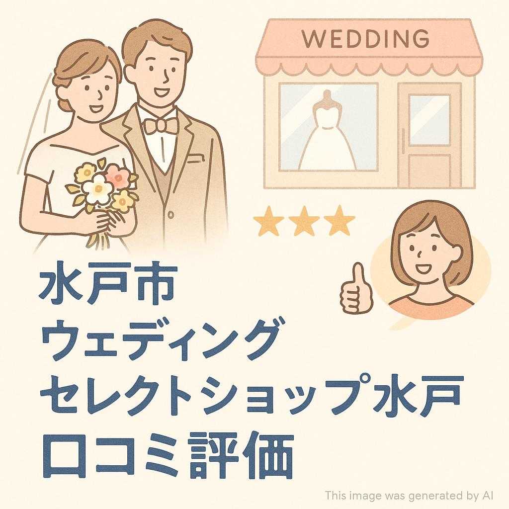 水戸市ウェディングセレクトショップ水戸 口コミ評価
