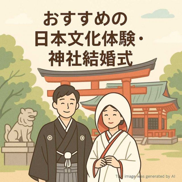 おすすめの日本文化体験・神社結婚式