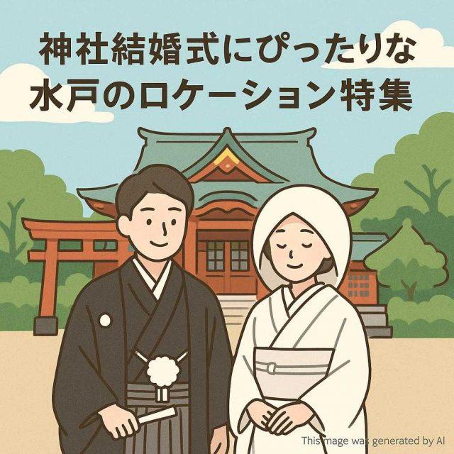 神社結婚式にぴったりな水戸のロケーション特集
