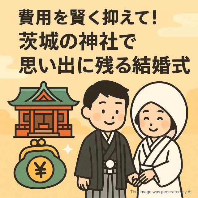 費用を賢く抑えて！茨城の神社で思い出に残る結婚式