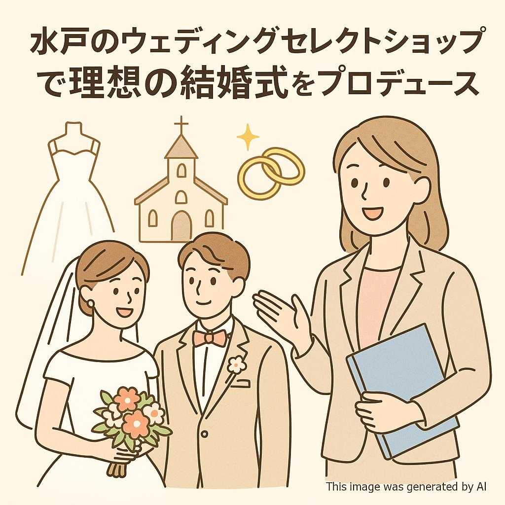 水戸のウェディングセレクトショップで理想の結婚式をプロデュース