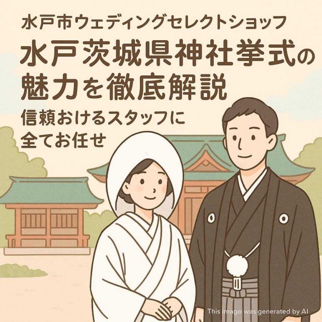 水戸市ウェディングセレクトショップ水戸茨城県神社挙式の魅力を徹底解説・信頼おけるスタッフに全てお任せ
