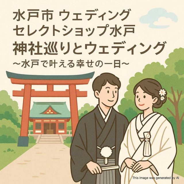 水戸市ウェディングセレクトショップ水戸 神社巡りとウェディング〜水戸で叶える幸せの一日