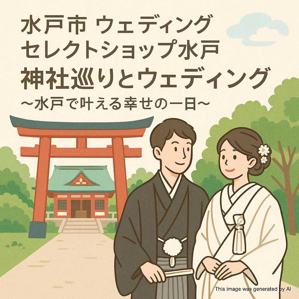 水戸市ウェディングセレクトショップ水戸 神社巡りとウェディング〜水戸で叶える幸せの一日