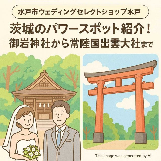 水戸市ウェディングセレクトショップ水戸 茨城のパワースポット紹介！御岩神社から常陸国 出雲大社まで