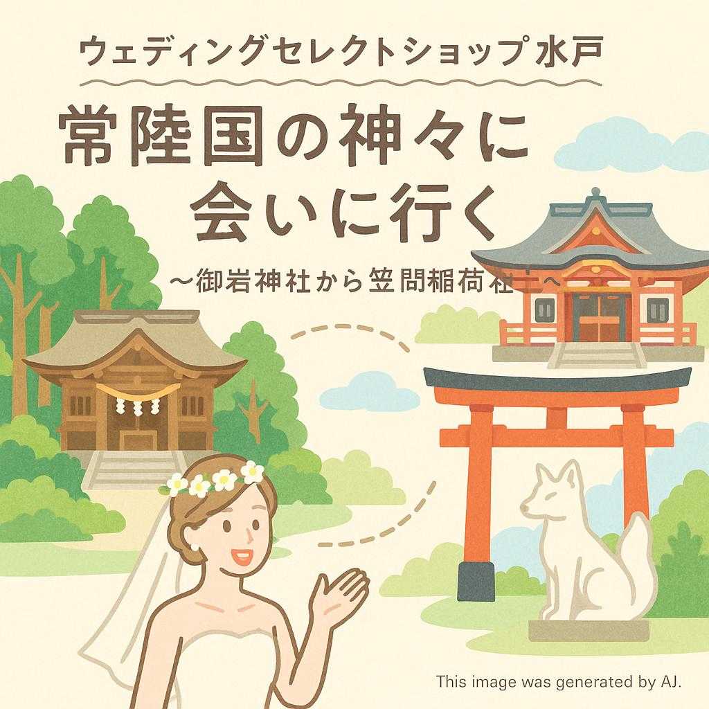 ウェディングセレクトショップ水戸 常陸国の神々に会いに行く〜御岩神社から笠間稲荷神社へ