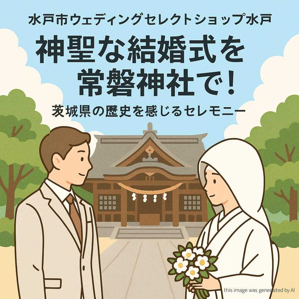 水戸市ウェディングセレクトショップ水戸 神聖な結婚式を常盤神社で！茨城県の歴史を感じるセレモニー