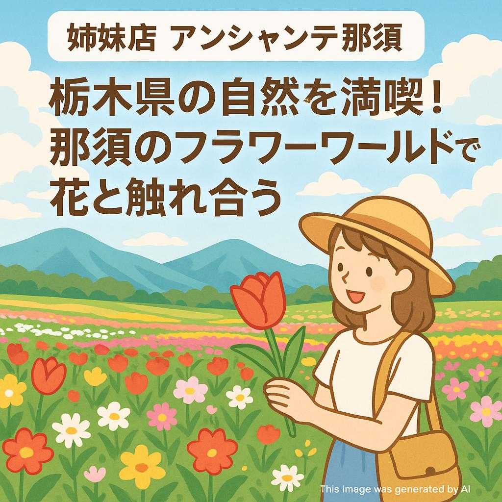 姉妹店 アンシャンテ那須 栃木県の自然を満喫！那須のフラワーワールドで花と触れ合う