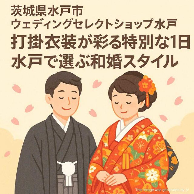 茨城県水戸市ウェディングセレクトショップ水戸 打掛衣装が彩る特別な1日・水戸で選ぶ和婚スタイル