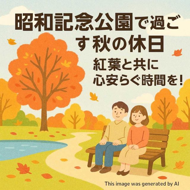 昭和記念公園で過ごす秋の休日！紅葉と共に心安らぐ時間を